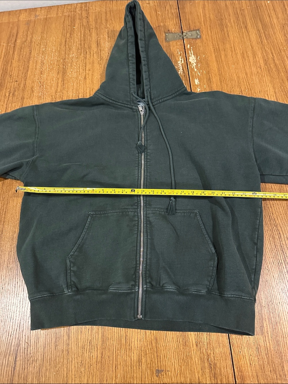 BRANDY MELVILLE Dark Green Zip Up - Picture 3 of 5